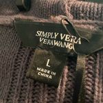 Vera Wang Women’s Simply  hooded open front cardigan sweater duster large purple Photo 6