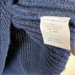 MELLODAY Navy Blue Knit Pullover Sweater with Pockets Size Large NWT Photo 3