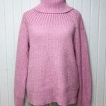 J.Crew Turtleneck Pink Cozy Soft Barbie Winter Sweater Size S Photo 0