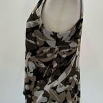 Chico's Chico’s Floral Camouflage Mesh Overlay Lined Tank Top Size 1P/Medium Petite Photo 4