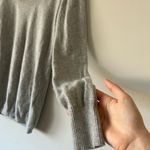 Kathy Ireland  Cashmere Grey Scoopneck Sweater Size Small Photo 2