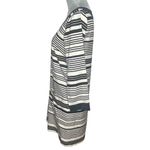 J.Crew  Jules Striped Shift Dress 100% Silk Lined Navy Blue & Cream Womens SZ 12 Photo 2