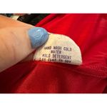 Vintage Strapless Red and Black Sparkly Midi Dress Size M Size M Photo 6