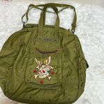 Large Nylon Tote/ Carryon Bag Green Photo 0