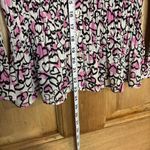 Vintage women’s Pink and Black heart‎ Patterned Women's Top size S Photo 3