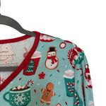 Little Sleepies Peppermint Mocha Womens Pajama Long Sleeve Top Red Photo 1