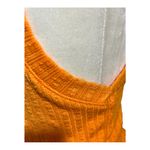 ZARA  knit orange ribbed crop top size small Photo 4
