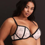 Torrid  Plunge Push-Up Embroidered Lace Straight Back Bra Photo 0