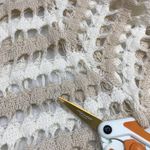 Listicle Neutral Cardigan Duster Women's M/L Open Knit Mohair Polyester Boho Photo 6