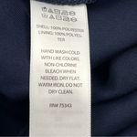 House of Harlow 1960 Midnight Strapless Ruched Bodycon Midi Dress‎ Medium *FLAW Blue Photo 2