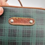 Vintage Plaid Paris Sport Club crossbody bag. Green Photo 2