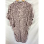Pink Lily Animal Print Tunic Coverup Dress Size Medium Photo 3