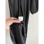 Billy J Esther One Shoulder Long Sleeve Maxi Halter Dress Black Women's Size‎ 10 Photo 10