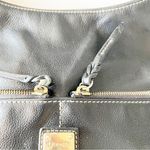 Dooney & Bourke Black Pebbled Leather Shoulder Bag Photo 6