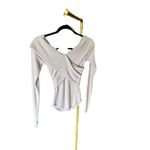 Free People  Marley Off the Shoulder Long-Sleeve Rib‎ Top NWT Photo 6
