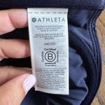 Athleta Womens Maldives Bra Cup High Neck Underwire Bikini Top Blue Size 34D/DD Photo 3