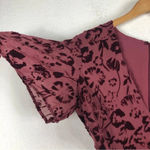 Lovers + Friends Tatum Maeve Pink Velvet Burnout Cut Out Maxi Dress Medium Photo 8