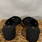Michael Kors Crisscross Slide Sandal Black Logo Heel Size 6.5 Photo 6