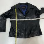 wilson's leather Black Leather Full Zip Jacket Thinsulate Lining L Photo 1