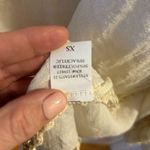 Altar'd State Altar’d State Cream Crochet Trim Midi Boho Festival Kimono Kaftan XS Coverup Photo 8