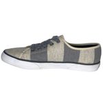 Sperry Womens Gray Cream Pier View Striped Wool Lace Up Sneakers 8.5 Photo 3