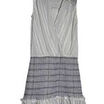 Veronica Beard  Cox Dress Off White Blue Photo 1