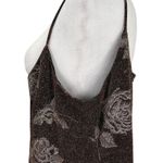 After Dark Copper Brown With Copper Specks Floral Size 16 Sleeveless Note Flaw Photo 6