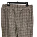 Maison d’Amélie Paris Plaid Pants Brown Beige Stretch Trousers Women's Size 14 Photo 5