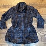 Samuel Dong Quoted Parka Dress/Coat Brown Size L Photo 0