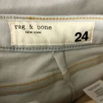 Rag and Bone Dre Low Rise Shorts Cut Of in Ditch Plains Light Wash Slim Fit Sz 24 Photo 6