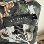 Ted Baker Cargo Denim Jacket Khaki Belted Collared Safari Utility US 4 NWT Photo 5