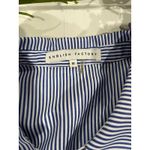 English Factory English Factory Striped Blouse Ruffle Back Long Sleeve Shirt Size M Photo 1