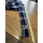 LuLaRoe  Women Size Small Cowl Neck Plaid Shirt Stretch Winter Teacher Casual Photo 5