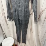 Shane Justin Women’s Large Gray Black Finger Jumpsuit One Piece Photo 1