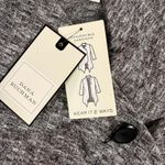 Dana Buchman NWT Convertible Cardigan Womens L Gray Ribbed Knit Button Front Photo 5