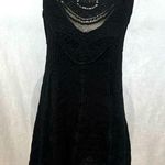 Carole Christian little back embroidered lace mini dress size small Black Photo 0