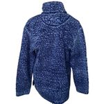 Boxercraft  Sherpa Teddy Quarter Zip Mock Neck Blue Jacket size XL chest 25" Photo 2