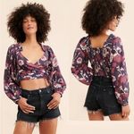 Cleobella NEW NWT  Valencia Wrap Cotton Long Sleeve Top size large women’s boho Photo 1