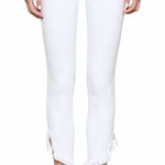 Hidden Jeans Hidden White Taylor Frayed Hem Stretch Denim Skinny Jeans size 26 Photo 0