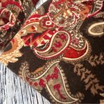 Talbots Vintage  Velvet Multicolor Paisley Blazer | Cotton-Silk Photo 4