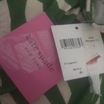 Kate Spade NWT swim bitter greens tropical palm leaf printed skirted bottoms M Photo 4