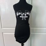 NWOT KILL COVEN GARGOYLE BLACK RUCHED CAMI DRESS Photo 5