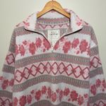 Victoria's Secret Vintage Victoria’s Secret Country Sherpa Rose Sweatshirt Photo 1