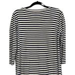 J.Crew NWT  Striped 3/4 Sleeve Shirt Dress Round Neck M Navy Blue White #3564 Photo 4