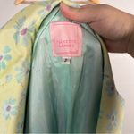 Nanette Lepore Vintage 90s two piece dress jacket green floral size 2 Photo 14