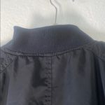 Old Navy Black Bomber Jacket with Gold Zipper Size XL Photo 9