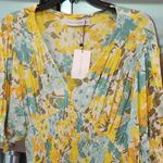 Faithfull the Brand 💕💕 Margherita Shirred Crepe Mini Dress Annina Floral 10 NWT Photo 14