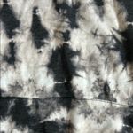 Elan  Monochrome Tie-Dye cold shoulder Hoodie Photo 3