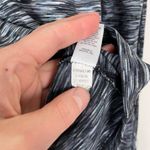 Athleta  Womens Heathered Grey Striped Quarter-Zip Pullover Athletic Top Womens S Photo 5