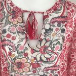 Lucky Brand Red/Cream/Gray Boho Dress Sz S Photo 1
